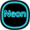 Neon icon pack ligth Blue theme  top to 2019 Giveaway