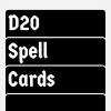 D20 Spell cards Giveaway