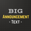 Shout Screen - Big Text Announcements Giveaway