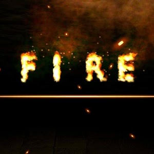 Name Text Fire Theme Premium Giveaway