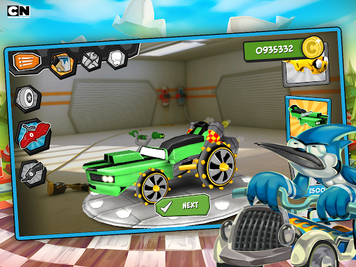 Race with Gumball and Finn in Formula Cartoon All-Stars