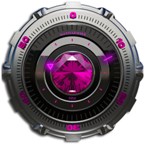 Clock Widget Pink Diamond Giveaway