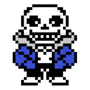 Sans Pixel Art Skin