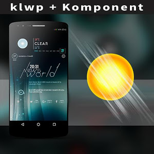 Android Giveaway Of The Day Klwp Cianx Komponent Weather