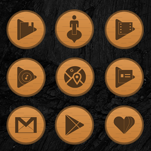 Wooden Radial Icons Giveaway