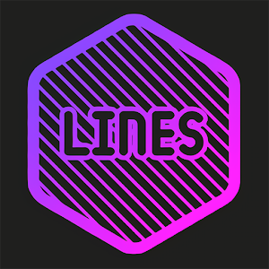 Lines Hexa - Neon Icon Pack Giveaway
