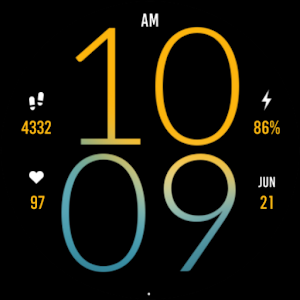 Fresh Yellow Light Watch Face Giveaway