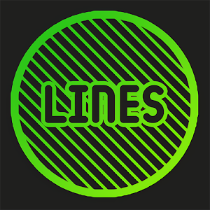 Lines Circle - Neon Icon Pack Giveaway