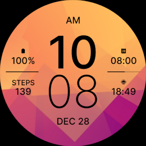 Sunset Fit Watch Face Giveaway